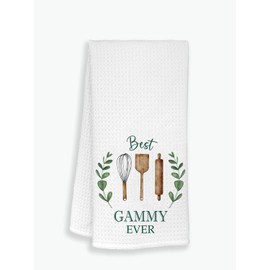 Best Gammy Ever - Toallas de cocina - Regalos para Gammy - Toalla de cocina suave y absorbente - Toallas de cocina - Idea de regalo para el día de la madre, cumpleaños, Navidad, día festivo