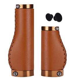 Handlebar Grips Bicycle Grips, Ergonomic Soft Rubber Bicycle Grips with Aluminium Lock Handlebar Grip e, for 22.2 mm Mountain Bike/Road Bike/BMX