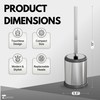 ToiletTree Products Toilet Brush with Lid - Sleek Toilet Bowl