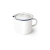 IBILI - Handmade Vintage Glazed Steel Milk Kettle 1.75 Litre
