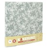 Nakabayashi Free Album Kaku-no Square M Rococo Flower Gray AKMFB-163-N