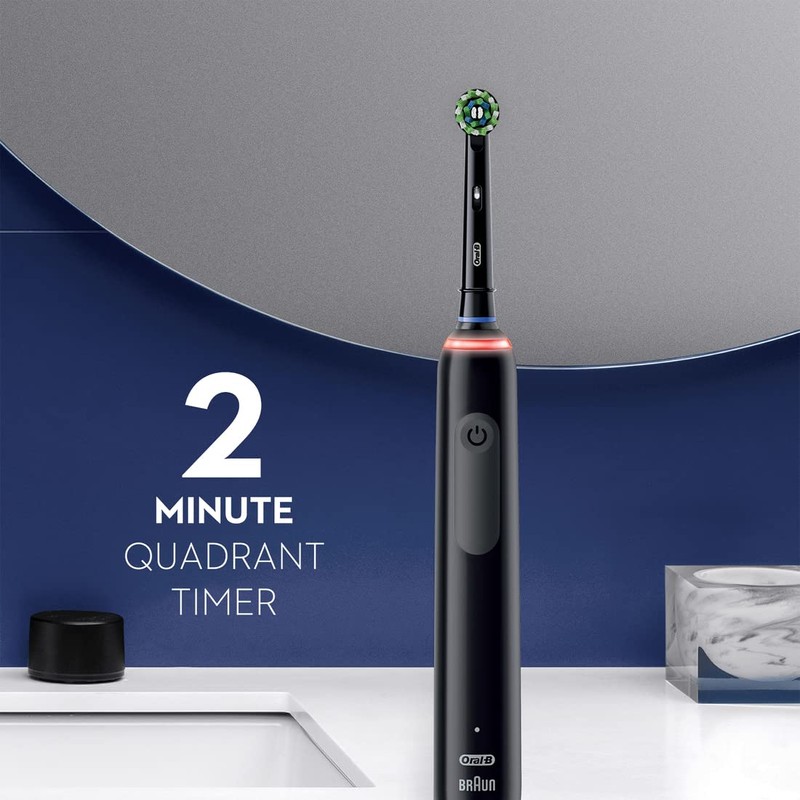Oral-B Smart 1500 Electric Power Rechargeable Battery Toothbrush, Black