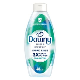 Downy Rinse And Refresh Fabric Rinse 48 Fl Oz Odor Remover Cool Cotton Scent
