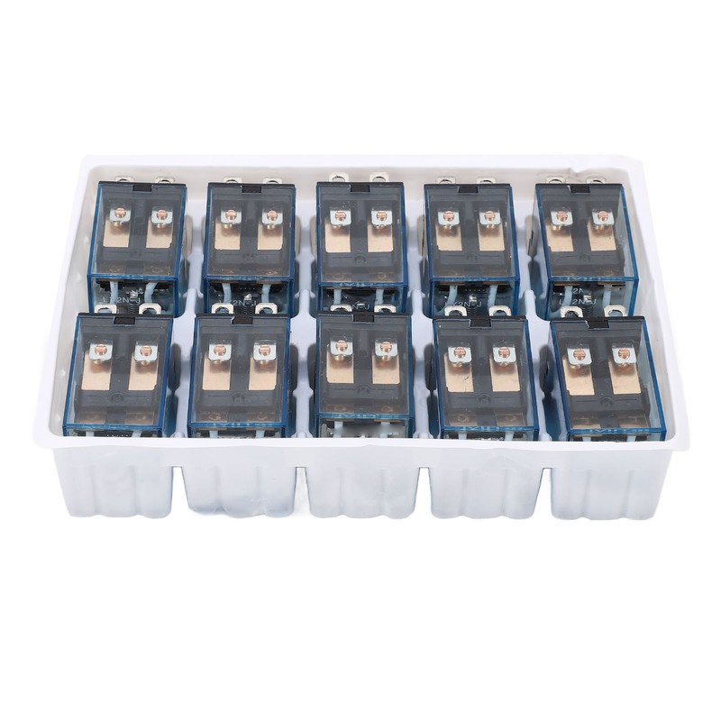 10Pcs Coil Power Relay Small Intermediate Electromagnetic 8 Pin 2