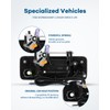 LUJUNTEC Tailgate Handle Bezel w/Fixed Backup Camera - Replacement for