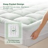 Anluoer Memory Foam Mattress Topper King for Back Pain, Rayon