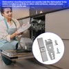 Granite Counter Mounting Bracket 2 Pack and 8269145 Undercounter Dishwasher