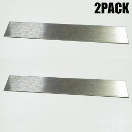 Unbranded 2PCS Pure Nickel Anode 6" x 1" Plating Bright Nickel Jewelry Rectifier US NEW