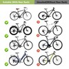 Rear Bike Basket,Rear Rack Bicycle Basket with Waterproof Storage Bag,Large