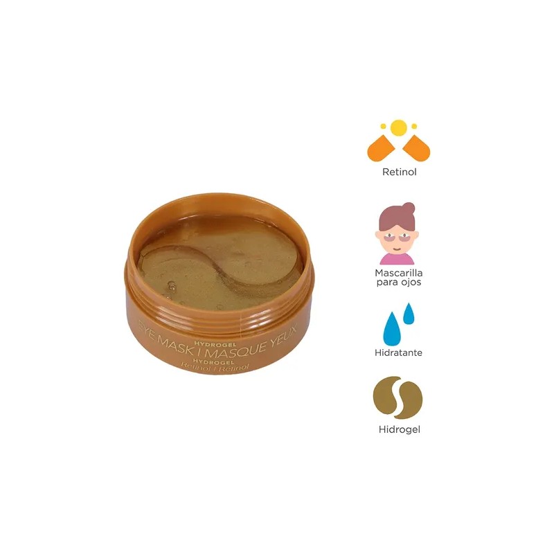 Miniso Paquete Mascarillas De Hidrogel Para Ojos Retinol 60
