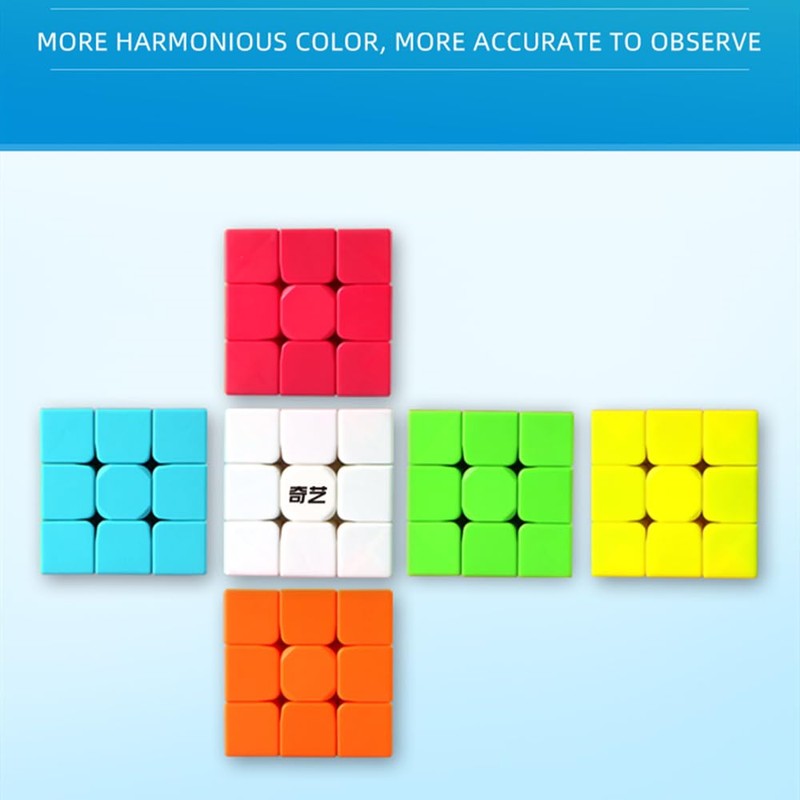 XMDCuber QY Toys Speed Cube 3 x 3 Stickerless, Professional