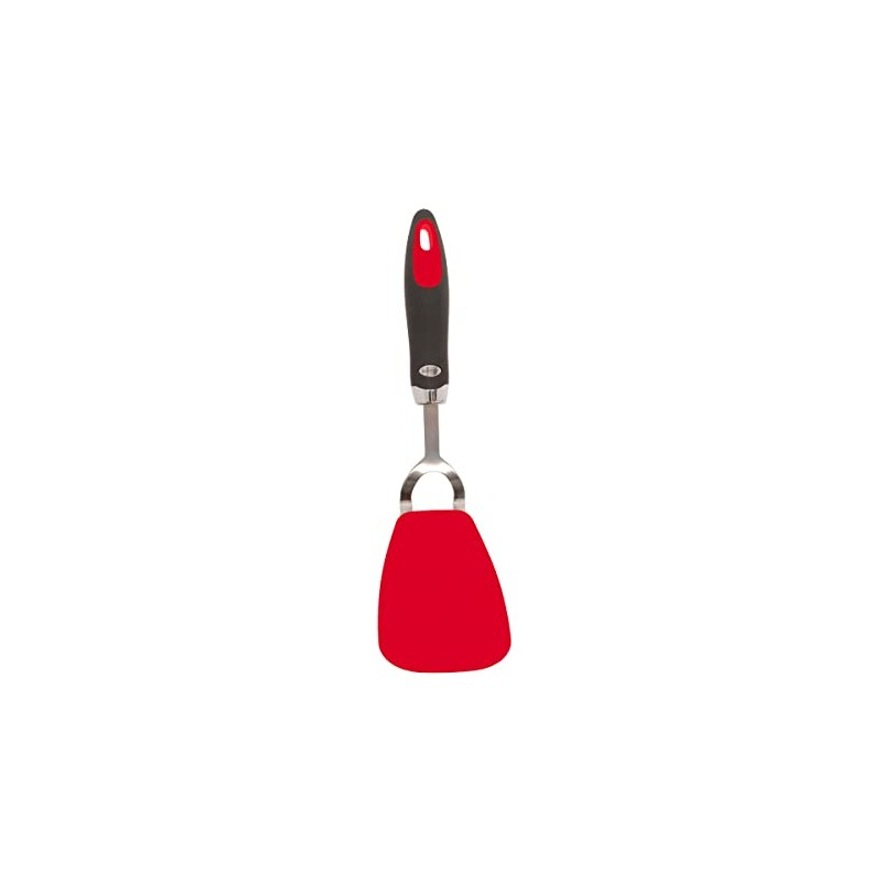 Starfrit 094278 Ultra-Slim Flex Turner Spatula, Red