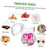 50 Small Round Capsules Container Toy Vending Machines Surprise Kids