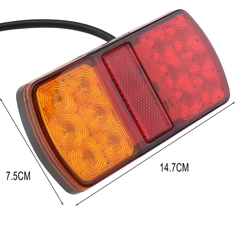 OTOTEC Set of 2 Car Van Trailer Truck Tail Light