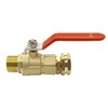 Joywayus Brass Garden Hose Shut Off Valve Full Flow, 3/4"GHT