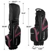 Golf Stand Bag, Lightweight Golf Bag with 8-Way Top Dividers,