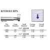 Whiteside Router Bits 3052 Keyhole Bit with 1/2-Inch Large Diameter and 7/16-Inch Cutting Length