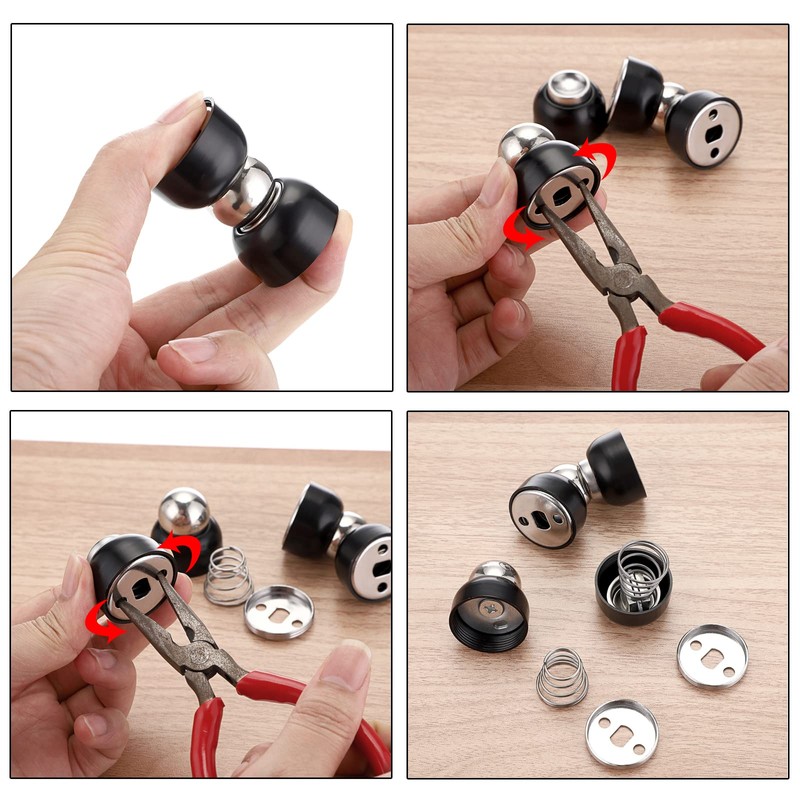IGNPION Set of 2 Door Holder Mini Magnetic Door Stoppers