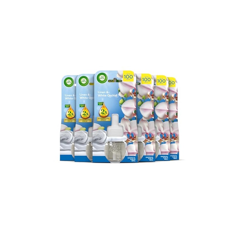 Air Wick Linen & White Orchid Liquid Electrical Single Refills