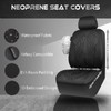 CAR PASS Waterproof Car Seat Covers Full Set,Neoprene Wetsuit, All-Weather