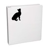Cat Silhouette Sticker Decal Notebook Car Laptop 5" x 3"