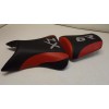 CUSTOM SEAT COVERS KAWASAKI ZX6R FRONT& REAR BLACK/RED/SILV