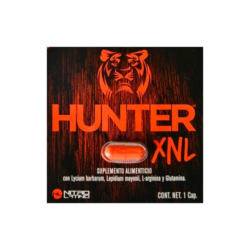 Suplemento Alimenticio Hunter Xnl 1 Cápsula