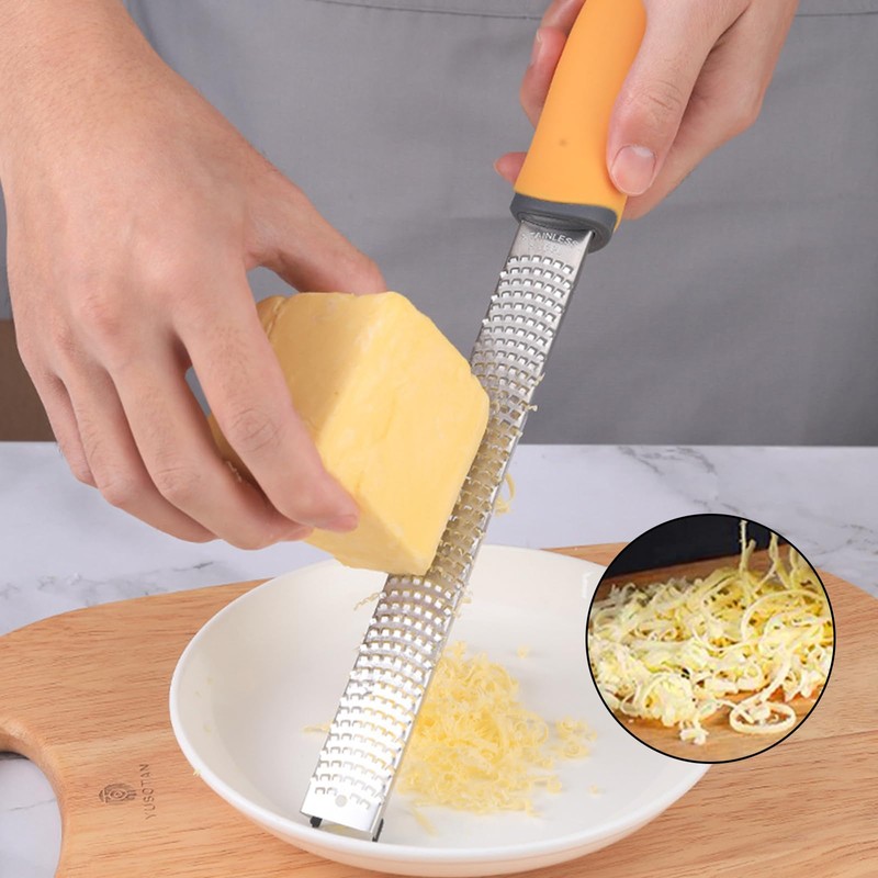 MAEXUS Cheese Grater Julienne Stainless Steel Cheese Grater Ginger Grater