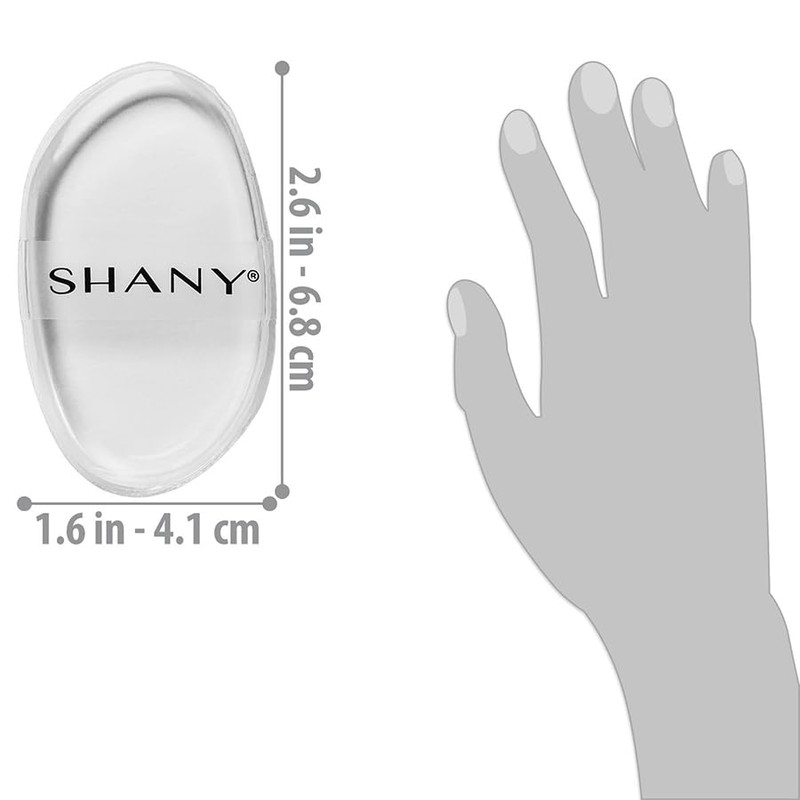 SHANY Stay Jelly Silicone Sponge - Clear & Non-Absorbent Makeup