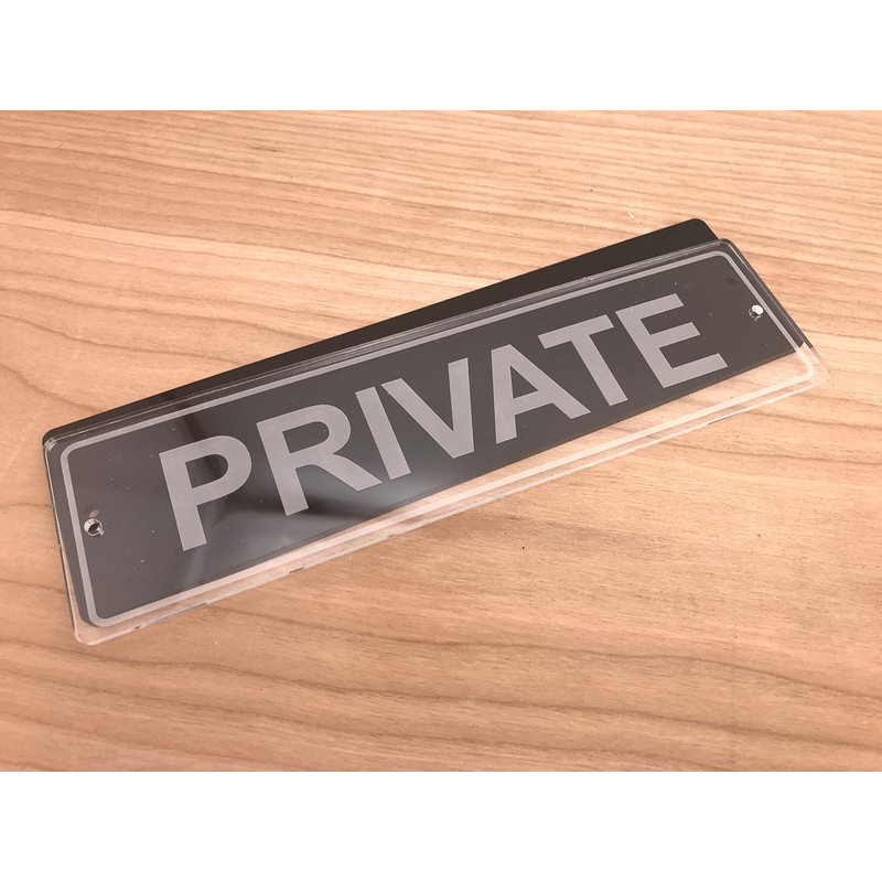 Private Door Sign, Notice, Plaque - Available in 3 sizes