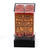 DND Dice Set-Chessex D&D Dice-16mm Opaque Orange and Black Plastic
