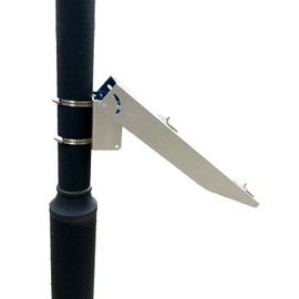 Solar Panel Mounting Brackets, Adjustable Pole Mounting Kit for Up to 50W Panels, 0-90° Tilt, Fits Flat Surface or Poles 1.8 - 4 Inches