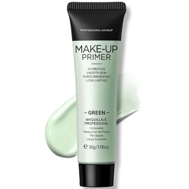 Green Colour Corrector Primer - Formulated for Red & Blemished Skin, This makeup primer is designed to potentially assist in evening out skin tone, offers a hydrating base, and helps makeup adhere bet