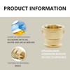 Bwintech 6 Pcs 1/2" Female to 3/4" Female BSP Thread
