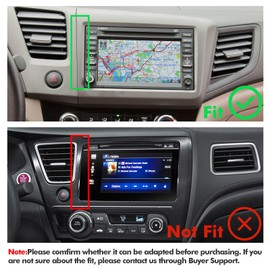 Android 13 Car Radio for 2+32G Honda Civic 2012-2015 9'' 1280 * 720 Touchscreen Car Stereo with Carplay Android Auto Backup Camera Mirror Link GPS Navigation WiFi 6 Bluetooth 5.4 SWC