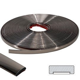 ZOWZOW Peel and Stick Molding Trim, Flexible Wall Trim Molding Self Adhesive, Waterproof Molding Trim for Wall Tile Edges, Kitchen backsplash, Floor, Mirrior Frame Decor