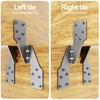 Herbert-fty Hurricane Straps H2.5A Right Tie Heavy Duty Galvanized Hurricane