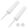 OZXNO 2 Pcs Empty Caulk Tube 10 Oz Refillable Sealant