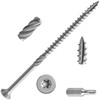 Wensilon #10 * 4" 304 Stainless Steel Deck Screws, (115pcs)2