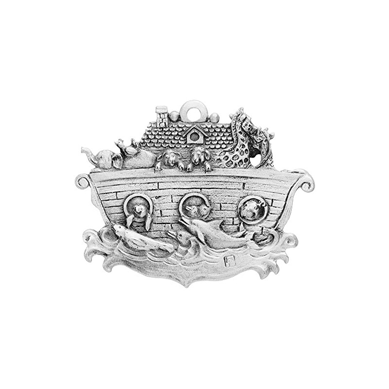 Noah Ark Pewter Ornament