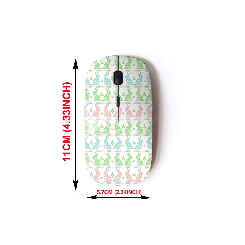 2.4G Wireless Mouse with Cute Pattern Design for All Laptops