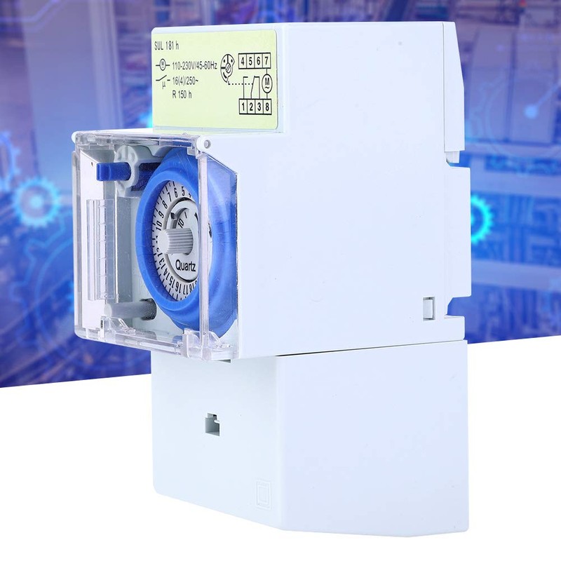 Mechanical timer, 110-230 V SUL181H 24 hour hand/auto controller timer