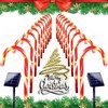 20 Pack Solar Christmas Candy Cane Lights, Christmas Decorations Outdoor
