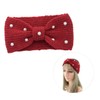 PACKOVE Pcs Fashion Knit Headband Women Pearl Decorated Bowknot Warmest