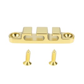 Briny River Gold 3 String Retainer Bass String Retainer for Hold 3 Strings In The Bass Head of 4 String Electric Bass