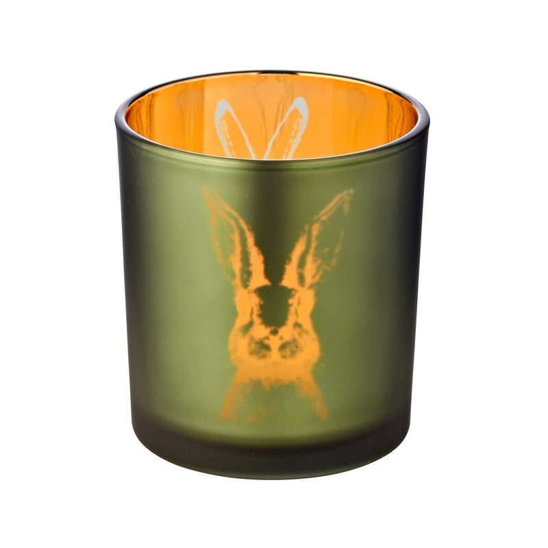 Set of 2 Tea Light Holder Rabbit Design Height 8