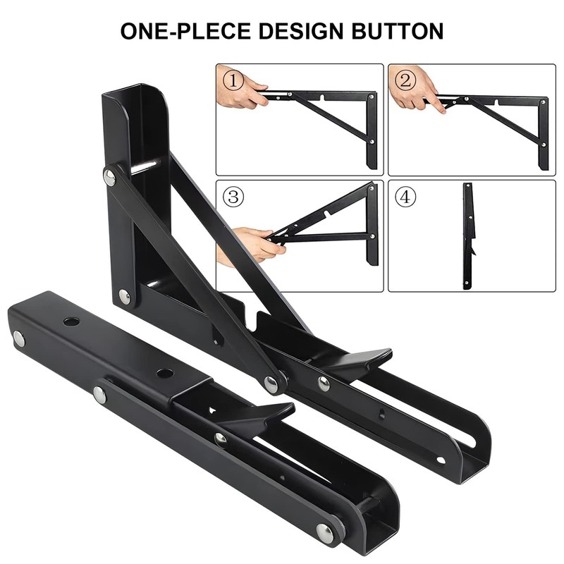 Folding Console Heavy Duty 250 mm, Stainless Steel Folding Shelf
