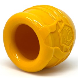 SodaPup Honey Pot – Durable Dog Treat Dispenser & Enrichment Toy Made in USA from Non-Toxic, Pet Safe, Food Safe Natural Rubber Material for Mental Stimulation, Problem Chewing, Calming Nerves, & More