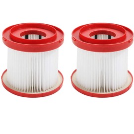 Fette Filter- HEPA Wet Dry Vacuum Filter Compatible with Milwaukee 49-90-1900 for Gallon Wet/Dry Vacuum M18 2 Gallon (0880-20), M12 FUEL 1.6 Gallon (0960-20), M18 FUEL PACKOUT (0970-20). Pack of 2