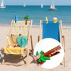 6 Pcs Beach Towel Clips for Beach Chairs, Plastic Large